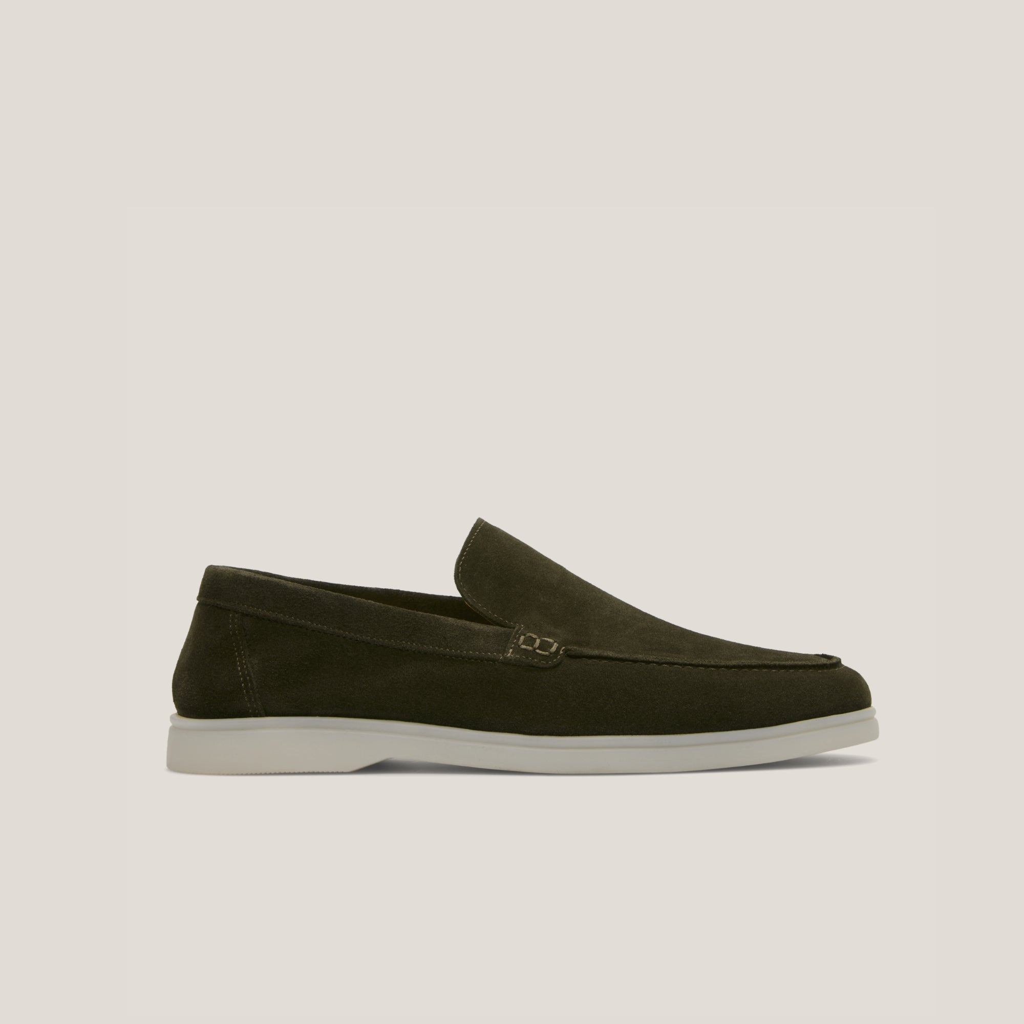 Capri - Camouflage Green Suede - Loafers