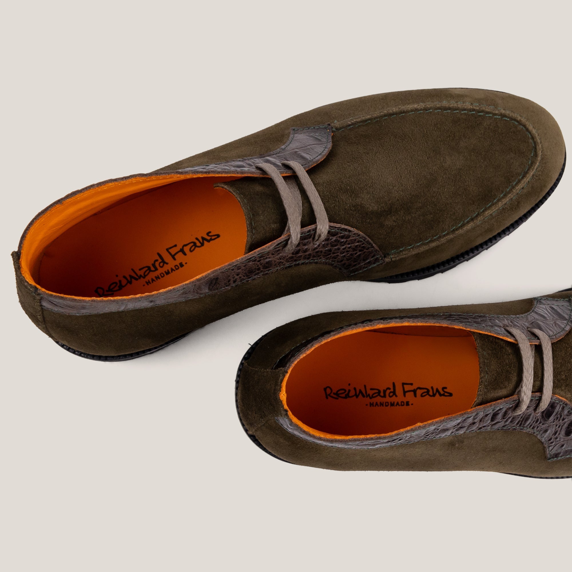 Lecco - Camouflage Green Suede - Chukkas